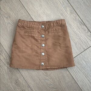 The Children's Place Brown Button-Front Skirt
